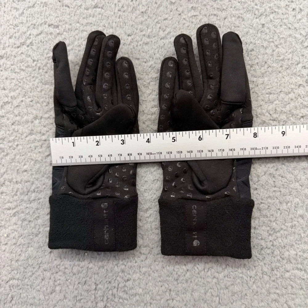 Carhartt Iris WA679S Womens Large Black Silicone Grip Quilted Fleece Gloves